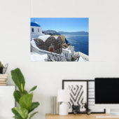 Santorini, Griechenland Poster (Heimbüro)