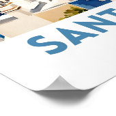 Santorini Griechenland Poster (Ecke)
