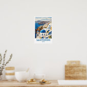Santorini Griechenland Poster (Küche)