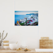 Santorini Griechenland Poster (Küche)