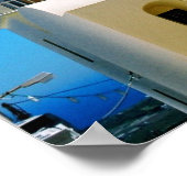 Santorini, Griechenland-Poster Poster (Ecke)