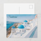 Santorini, Griechenland Postkarte (Vorne/Hinten)