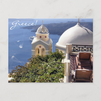 Santorini, Griechenland Postkarte