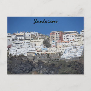 Santorini, Griechenland Postkarte