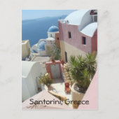 Santorini, Griechenland Postkarte (Vorderseite)