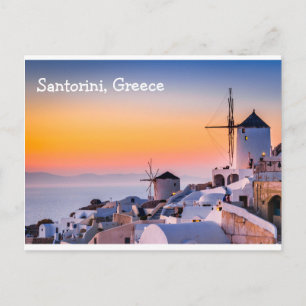Santorini Griechenland Postkarte