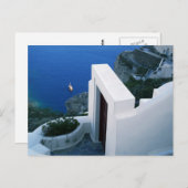 Santorini Griechenland Postkarte (Vorne/Hinten)