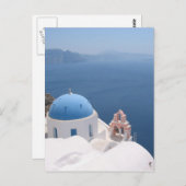 Santorini Griechenland Postkarte (Vorne/Hinten)