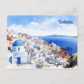 Santorini Griechenland Postkarte (Vorderseite)