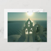 Santorini Griechenland Postkarte (Vorne/Hinten)
