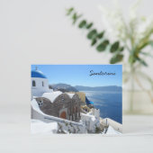 Santorini, Griechenland Postkarte (Stehend Vorderseite)