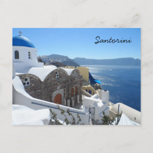 Santorini, Griechenland Postkarte