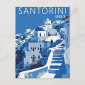 Santorini Griechenland Postkarte (Vorderseite)