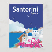 Santorini Griechenland Postkarte (Vorderseite)