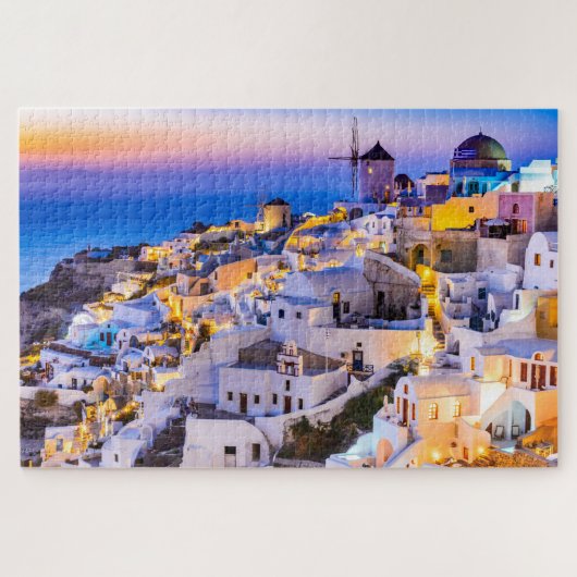 Santorini Griechenland Puzzle (Horizontal)