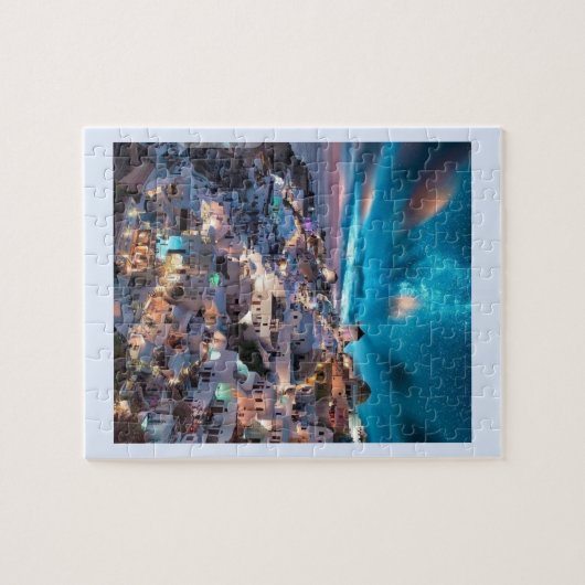 Santorini Griechenland Puzzle (Horizontal)