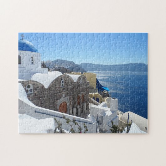 Santorini, Griechenland Puzzle (Horizontal)