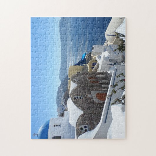 Santorini, Griechenland Puzzle (Vertikal)