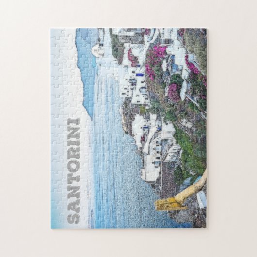 Santorini, Griechenland Puzzle (Vertikal)