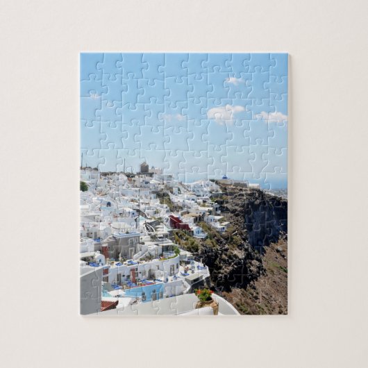 Santorini Griechenland Puzzle (Vertikal)