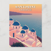 Santorini Griechenland Reise Postcard Postkarte (Vorderseite)