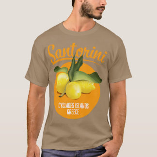 Santorini Griechenland - Reiselogo T-Shirt