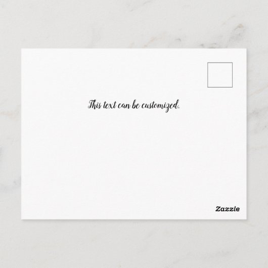 Santorini Griechenland Reisen Wasserfarbe Postkarte (Rückseite)