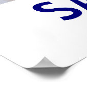 Santorini Griechenland - Retro Style Poster II (Ecke)