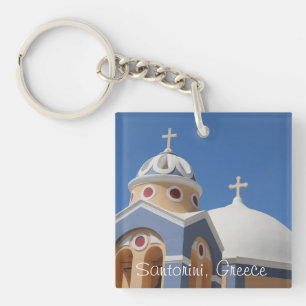 Santorini, Griechenland Schlüsselanhänger