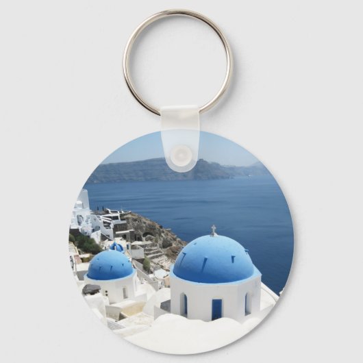 Santorini Griechenland Schlüsselanhänger (Vorderseite)