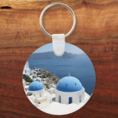 Santorini Griechenland Schlüsselanhänger (Vorderseite)