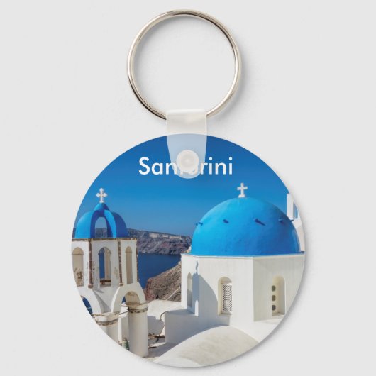 Santorini Griechenland Schlüsselanhänger (Vorderseite)