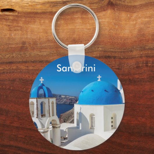 Santorini Griechenland Schlüsselanhänger (Vorderseite)