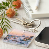 Santorini, Griechenland, Schlüsselanhänger (Vorderseite rechts)