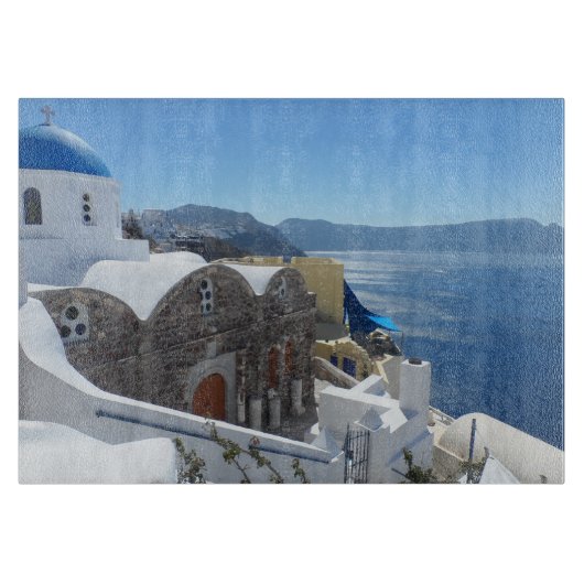 Santorini, Griechenland Schneidebrett (Vorderseite)