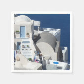 Santorini, Griechenland Serviette (Vorderseite)