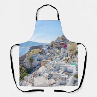 Santorini Griechenland - Sonnentag im Sommer in Sa Schürze