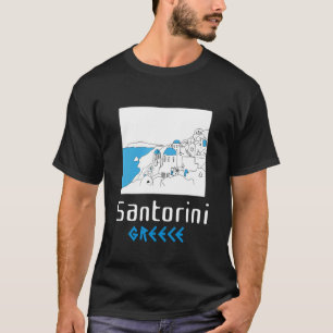 Santorini Griechenland Souvenir 1 T-Shirt