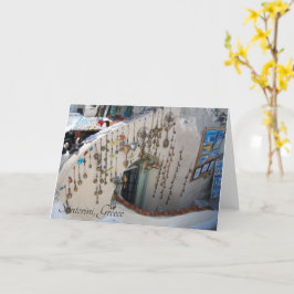 Santorini, Griechenland Souvenirs - Karte