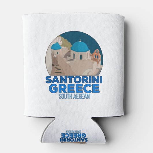 Santorini Griechenland Südägäis Dosenkühler (Rückseite)