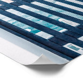 Santorini Griechenland Summer Poster (Ecke)