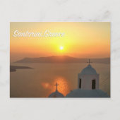 Santorini, Griechenland - Sunset Postcard Postkarte (Vorderseite)