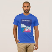 Santorini Griechenland T-Shirt (Vorne ganz)