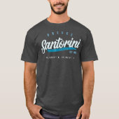 Santorini Griechenland T-Shirt (Vorderseite)
