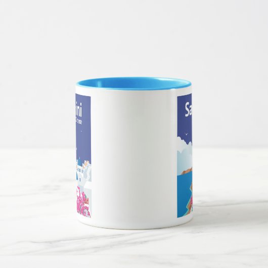 Santorini Griechenland Tasse (Zentrum)