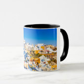 Santorini Griechenland Tasse (VorderseiteRechts)