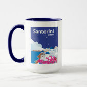Santorini Griechenland Tasse (Links)