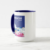 Santorini Griechenland Tasse (Vorderseite Links)