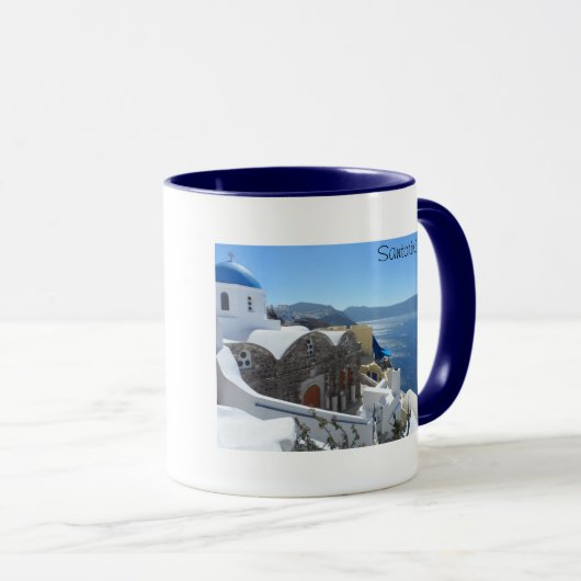 Santorini, Griechenland Tasse (VorderseiteRechts)