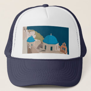 Santorini Griechenland Truckerkappe